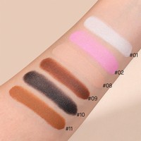 Base de fard à paupières crème longue tenue, waterproof, végane, sans cruauté, maquillage des yeux mat, vente en gros, marque privée, logo personnalisé
