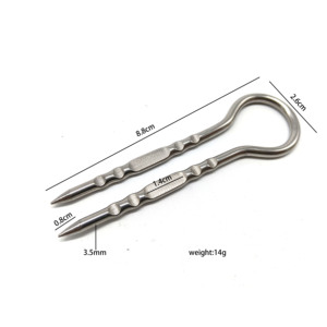<span class=keywords><strong>Pinchos</strong></span> <span class=keywords><strong>de</strong></span> Acero Inoxidable Antideslizantes para Parrilla, 20 Unidades en Caja Metálica, Soporte Doble para Maíz y Brochetas para Restaurantes y Comercios - Product Image 2