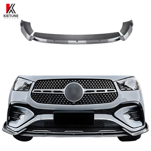 KIETUNE GLE W167 3 Pezzi <span class=keywords><strong>Splitter</strong></span> Anteriore in Plastica Nero Lucido per Mercedes-Benz GLE W167 C167 2020 2021 2022 2023 Kit Carrozzeria - Product Image 1