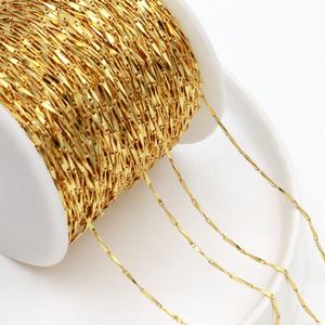 Cadena de Joyería DEE.<span class=keywords><strong>LUN</strong></span>, Chapada en Oro de 18K, Latón, Forma Irregular, para Hacer Collares, Pulseras y Pendientes - Product Image 5