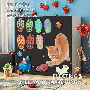 Brosse à dents électrique <span class=keywords><strong>pour</strong></span> chats Miniature Bug Jumping Electronic Mouse Bug Fighting Mechanical Competition Entertainment - Product Image 4