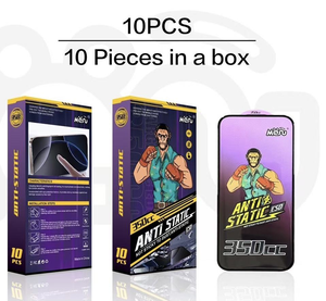 350CC Super Large Arc Edge Vidrio templado 0,55mm <span class=keywords><strong>King</strong></span> <span class=keywords><strong>Kong</strong></span> Boxeo Película antiestática Película protectora de pantalla para iPhone 17 <span class=keywords><strong>Pro</strong></span> Max - Product Image 2