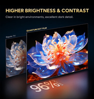 Téléviseurs intelligents Android sans cadre 4K UHD OEM Amaz Factory 32 pouces 43 pouces 55 pouces 65 pouces