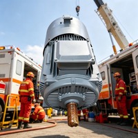 Alternateur éolien à aimants permanents à faible régime infini 10kW 50kW 380V pour énergie renouvelable, protection IP54