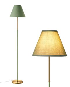 E27 cơ sở chân chuyển đổi Retro cao Led đứng Linen Chụp đèn sàn đèn cho phòng khách - Product Image 5