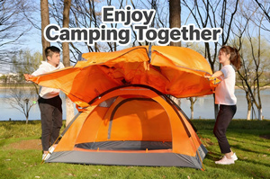 Bastones de Aluminio Ligeros para 2-3 Personas, Tipo Recto, Resistentes al Viento y al Agua, para Senderismo y Montañismo, Aptos para las Cuatro Estaciones - Product Image 3