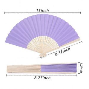 Abanicos Chinos Zhuchuang al por Mayor para Decoración DIY, Bodas, Baile y Fiestas, Abanicos de Bambú - Product Image 6