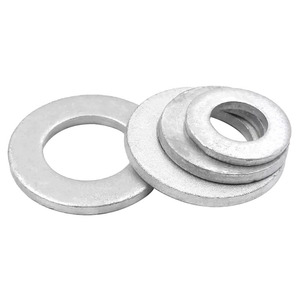 एम 3 एम 4 एम 5 एम 6 एम 8 एम 10 12 डि125 स्टेनलेस स्टील 304 316 बड़े फ्लैट वॉशर गर्म डुबकी गैल्वेनाइज्ड कार्बन स्टील फ्लैट - Product Image 3