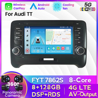 MEKEDE 8core voiture lecteur dvd Radio stéréo GPS WIFI petit écran pas de machine de contrôle pour Audi TT