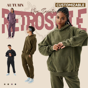 Alta calidad Unisex 420gsm French Terry Hoodie Oversized Streetwear con bordado Logo Winter Print Hoodies para hombres - Product Image 2