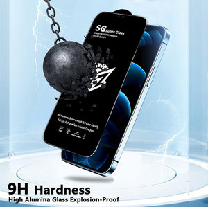 Protector de pantalla de teléfono de cobertura completa, cristal templado de 0,3 MM, 9H, para <span class=keywords><strong>iPHONE</strong></span> 14, 13, 12, MINI, 11, XR, XS PRO MAX - Product Image 5