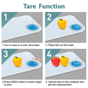 5kg/11lb rond LCD Balance sans fil Balanza valeurs nutritionnelles balance alimentaire de cuisine nutritionnelle intelligente - Product Image 5