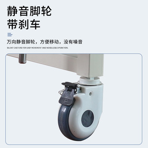 Lit médical à manivelle Xinhua Ren pour personnes âgées avec barrière de sécurité, modèle simple ou double à bascule HR-S34 - Product Image 4