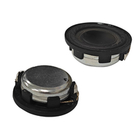 KBE KAIBOER KBE-28 28mm 1-inci Speaker Multimedia Pintar Berbentuk Lingkaran dengan Bingkai ABS/PC+Logam, 4-ohm 2.0W, Magnet Neodymium, Rentang Penuh