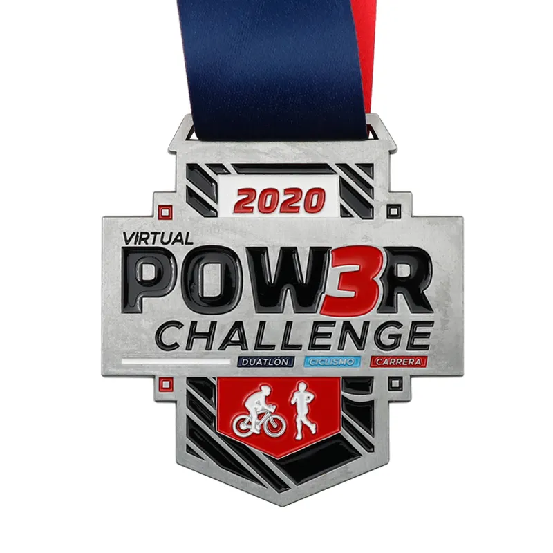 Medaglia in metallo medaglia di maratona personalizzata di alta qualità 3D sport running medaglia prodotti professionali