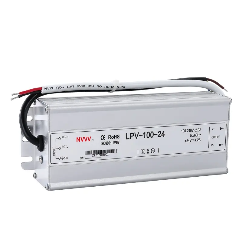 LPV-100w-24v wasserdichtes AC zu DC 24V Netzteil 100W 4A LED Treiber Schalt netzteil
