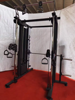 Fábrica caliente al por mayor comercial nuevo uso Cable Crossover multifuncional Power Cage Squat Rack ejercicio entrenamiento Smith máquina
