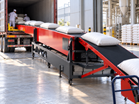 Convoyeur à bande télescopique mobile Naili pour le transfert de marchandises en entrepôt, le chargement et la manutention de conteneurs de camions