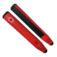 Pegangan Pater Jumbo PU ukuran standar Super ringan untuk stik Golf kustom Logo OEM & warna