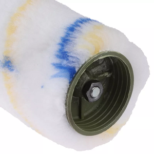 Rullo per Pittura Industriale Personalizzabile da 4, 6, 8, 9 Pollici con Strisce Bianche e Arancioni, Manico in Plastica - Product Image 4