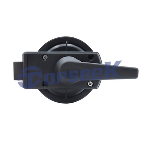 Round RV <strong>Door</strong> Lock with 2 Keys, Black <strong>Plastic</strong> Camper Entry Lock, Waterproof Replacement <strong>Latch</strong> for Motorhome Caravan Boat Cabinet - Product Image 5