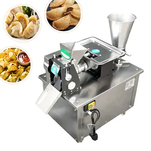 Mesin pembuat pangsit otomatis 110V/220V multi-voltase Gyoza komersial, Pierogi,Samosa,Empanada, Wrapper Wrapper