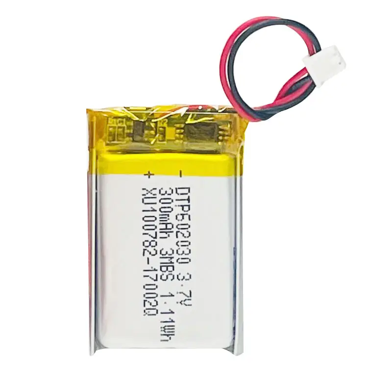 KCデータ電源充電式3.7VNMCポーチセルリチウム電池602030 300mah 3.7V電池リチウムイオンバッテリー (BIS証明書付き)