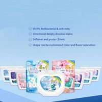 Dosettes de lessive Perles de lavage Capsule en 1 Gel Parfum Poudre Booster Savon Parfum Lavage Liquide Détergent Capsules