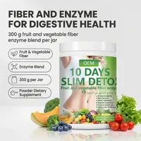 Poudre d'enzymes de fibres de fruits et légumes 300g – Soutien digestif et intestinal – Complément alimentaire