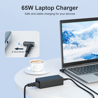 Adaptateur de chargeur pour ordinateur portable 65W 19.5V 3.33A 4.5mm*3.0mm Chargeur universel pour ordinateur portable HP avec prise US/UK/EU/AU