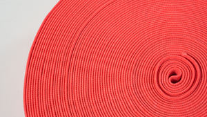 Bande élastique en nylon Aoya de 38 mm de large, personnalisée - Logo en relief 3D tissé, pour soutiens-gorge de sport et sous-vêtements, lettrage en relief - Product Image 2