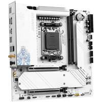 Carte mère de jeu JGINYUE B650M Snow Dream DDR5 pour PC de bureau Micro ATX, 96 Go de mémoire double canal, interface de disque dur SATA