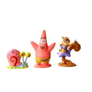 Graziose Statuette di <span class=keywords><strong>SpongeBob</strong></span> e Patrick Star, Bambola di Squidward, Decorazione per Torte e Ornamenti da Scrivania - Product Image 5