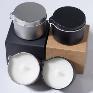 Luxuriöse Kokoswachs-Glaskerze für Spa-<span class=keywords><strong>Massage</strong></span> Handgefertigt Umweltfreundlich Diwali-Geschenkbox mit Natürlichem Ölduft - Product Image 2