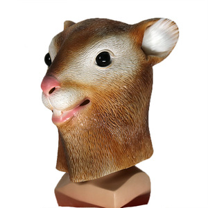 หน้ากากกระรอก ลาเท็กซ์ ชุดคอสเพลย์ ปาร์ตี้  ขนาดเดียว ใช้ได้กับทุกคน - Product Image 4