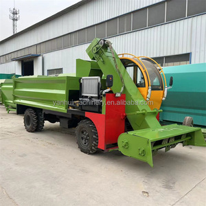 Camion nettoyeur de fumier automatique à trois roues pour pâturage et ferme laitière Pelle à eau à faible résidu Composant de noyau de moteur d'occasion - Product Image 5