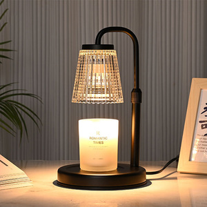 Lampe chauffante électrique moderne avec minuterie variateur AU UK Plug Base en marbre fondoir à cire pour bougies en pot parfumé - Product Image 1
