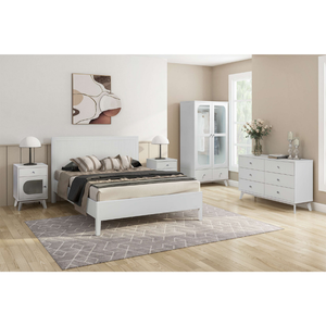 Mesita de noche de madera de la más alta calidad de la marca EVEREST, muebles de dormitorio de madera de acacia/roble/madera de pino - Product Image 5