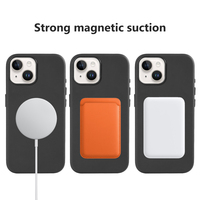 Étui magnétique antichoc de luxe en TPU+PC avec recharge sans fil pour 16 Pro Max, design personnalisé et agréable au toucher