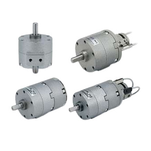 SMC CDRQ2BS30 180C <b>Swing</b> Cylinder Aluminum Body Dual Action Pneumatic Buffer Magnetic Rotary Cylinder - Product Image 4