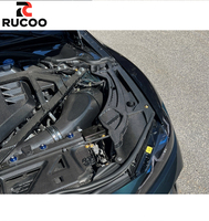 Panneaux de recouvrement de phares en fibre de carbone préimprégnée véritable pour BMW G80/G81 M3 G82/G83 M4 G87 M2 - Décoration du compartiment moteur