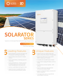 S6-EH3P Solis (29.9-50)K-H Inverter solare ibrido ad alta efficienza 30KW/40KW/50KW trifase ad alta tensione di accumulo di energia AC MPPT - Product Image 6