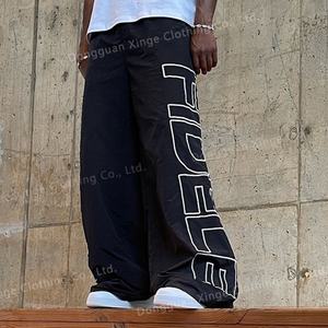 Pantalones Casuales de Algodón 100% para Hombre, con Logotipo Personalizado OEM, Diseño de Bloques de Color, Costuras Desgastadas, Estilo Jogger - Product Image 2