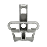 Support de poteau universel en alliage d'aluminium (UPB) - Type à double pince de tension pour matériel de support de câble à fibres optiques FTTH ADSS OPGW
