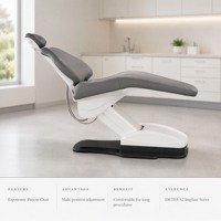 Fauteuil dentaire Sidebox Free Implant S2-IMPLANT certifié CE, ergonomique, électrique, à quatre poignées, gain de place, vente en gros