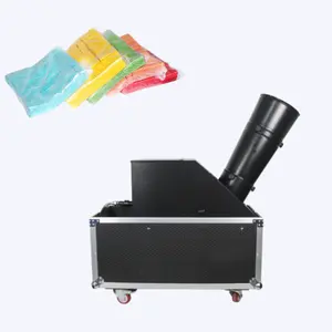 Large big rainbow co2 confetti throwing machine with dmx