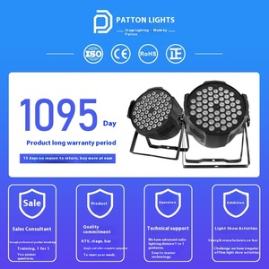 54 3W luces LED Par a todo color Lámpara de teñido para uso en estudio iluminación facial colorida iluminación de escenario para estudio de baile de transmisión en vivo - Product Image 4
