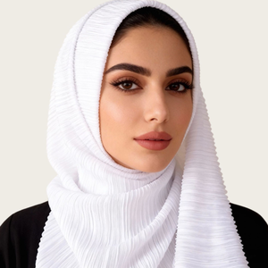 Women's Solid Color <b>Chiffon</b> Hijab Lightweight Long <b>Scarf</b> for Daily Wear All Seasons - Product Image 2