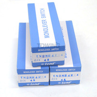 Interrupteur à levier unique TEND TN2MR4R-4 22 mm, joystick 4 directions, momentané, 4NO, 10A, 250VAC, IP65, pour panneau de commande industriel