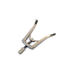 Écarteur cutané Alm auto-fixant à bout arrondi 4 pouces pour chirurgie générale, instruments manuels certifiés CE - Product Image 1